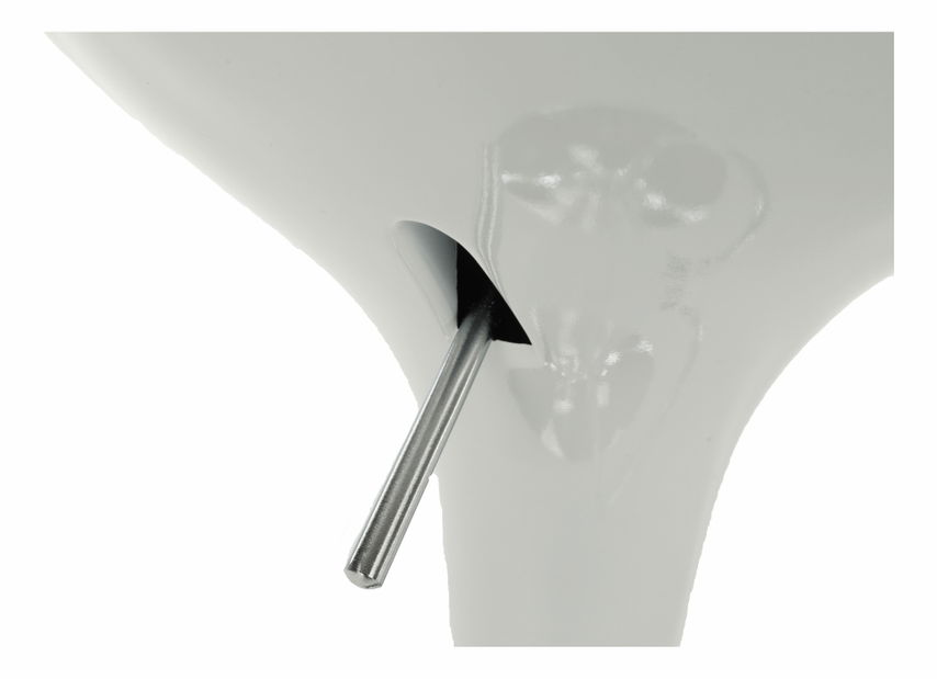 Barová stolička Abby Nova biela