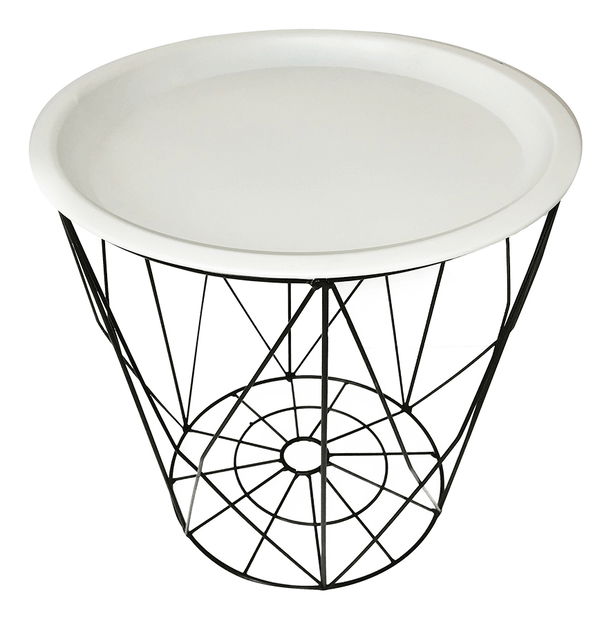 Kisasztal Sal (fehér + fekete)