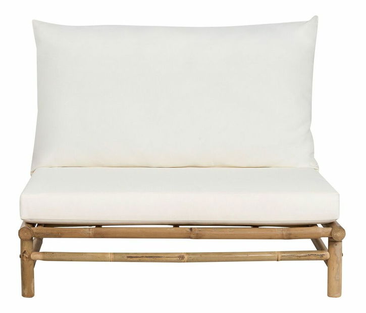 Set vrtnih stolica (2 kom.) Theta (svijetlo drvo + bijela) 