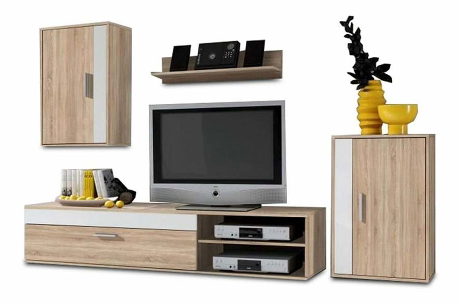 Set za dnevni boravak Azope (hrast sonoma + bijela) 