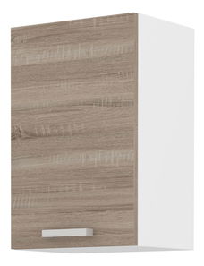 Dulap superior de bucătărie Domton 40 G 60 (alb + stejar sonoma truflă)