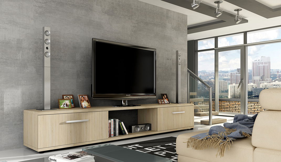 TV asztal Marvin I (sonoma tölgy)