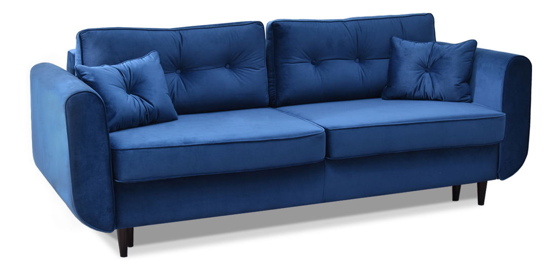 Kétszemélyes kanapé Bacteria (fekete)