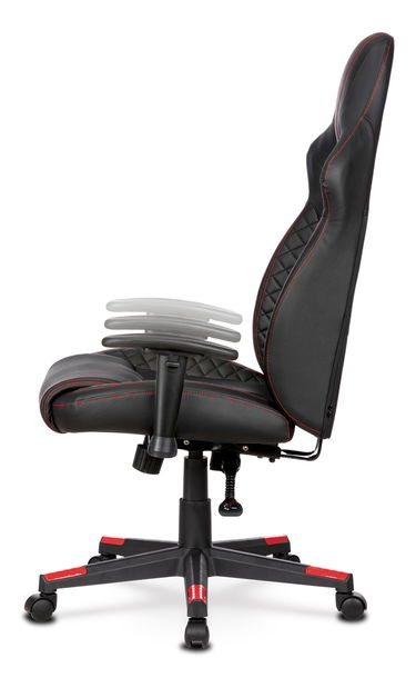 Kancelárske/herné kreslo Yogo-Y316-RED (čierna + červená)