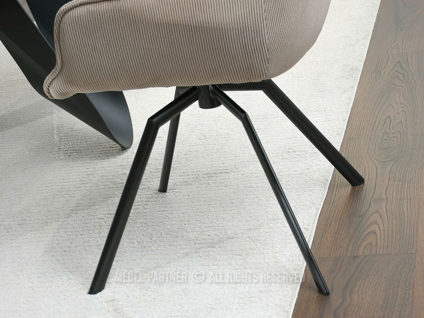 Stolica Liam (bež + crna)