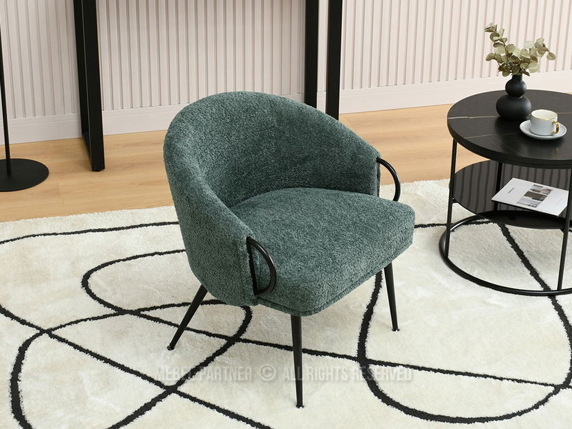 Fotelja Carma F (zelena + crna)