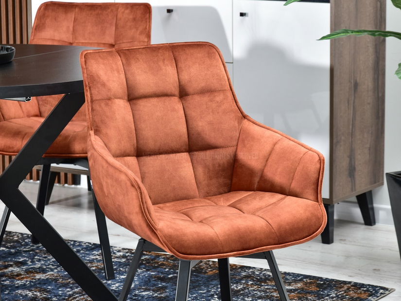 Stolička Aranbura (medená + čierna)