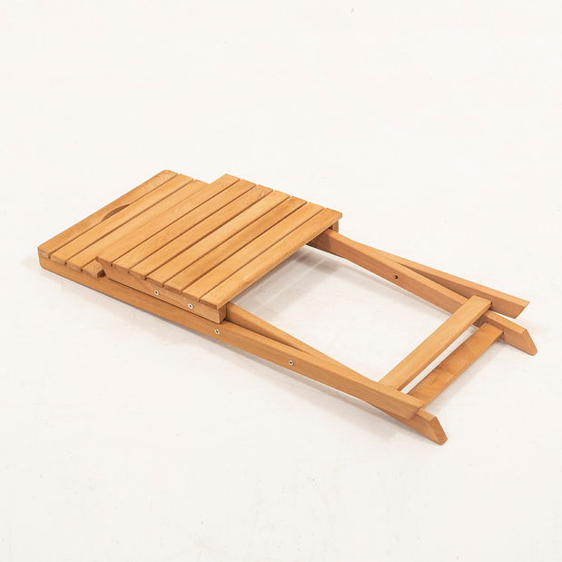 Set grădină masă și scaune (5 kusov) Mackenzie 2 (natural + crem)