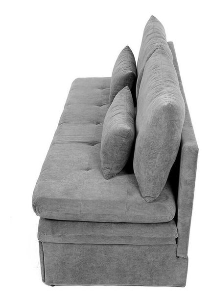 Canapea extensibilă Ajena (gri deschis)