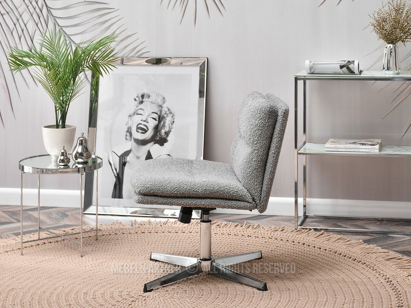 Stolica Sky (siva + krom)