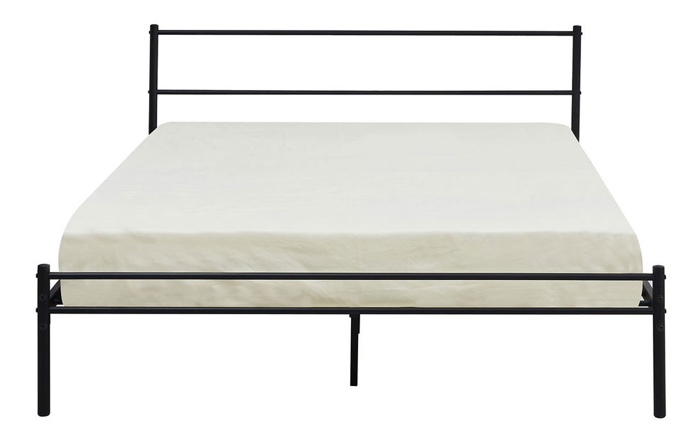 Manželská posteľ 160x200 cm Bengrio 0501 (čierna) (bez matraca) *výpredaj