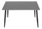 Masă sufragerie Fresia 1 (gri marmură + negru) (pentru 4 persoane)