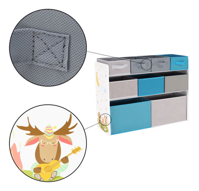 Organizator pentru jucării Daria 2 (multicolor)