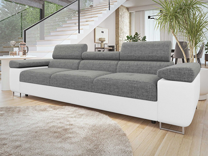 Sofa Terazuro 3 (siva + bijela) 