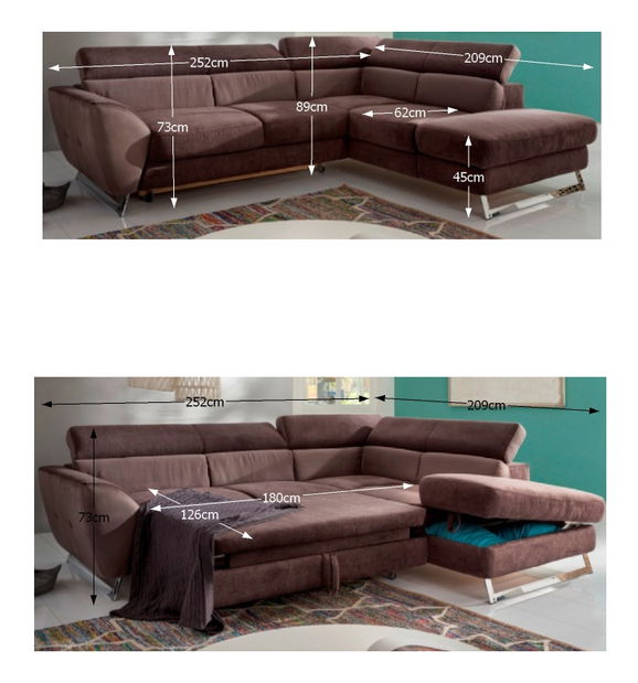 Rohová sedačka Manigo (P)