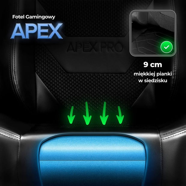 Felső fotel Agrario (fekete) 