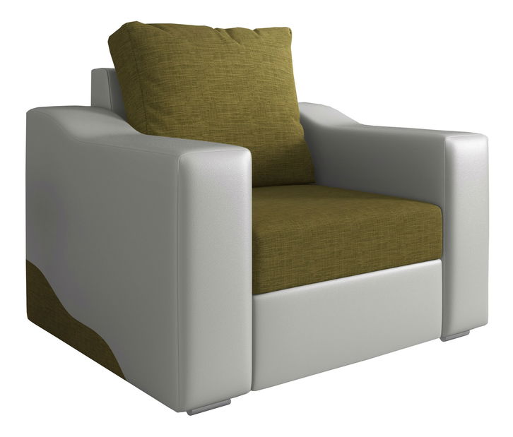 Kreslo Wisteria (zelená + biela)