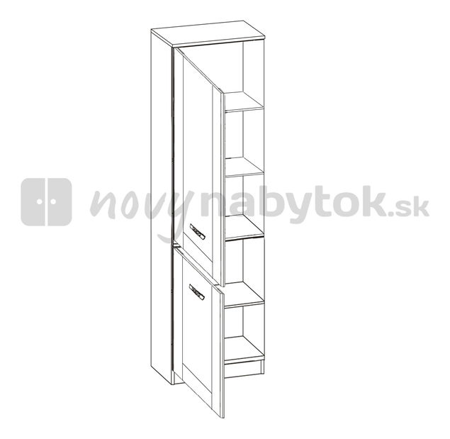 Policová skriňa Boss BS 09