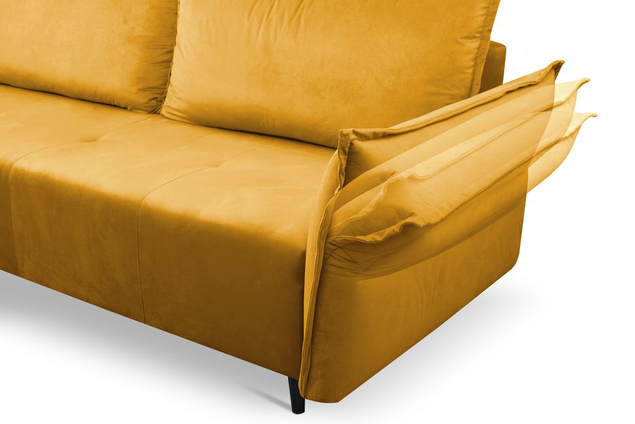 Pohovka dvojsedačka Naples Sofa (horčicová)