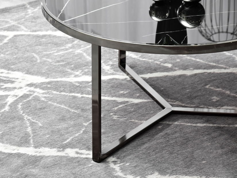 Stolić za kavu Natol (crna + nikal)