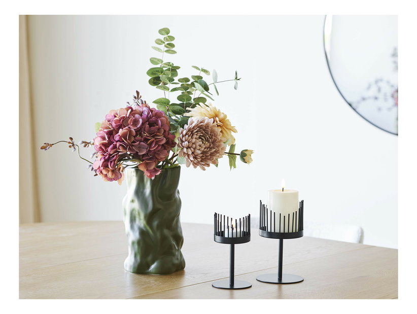 Svietnik 2 ks Csaloria 7 (čierna)