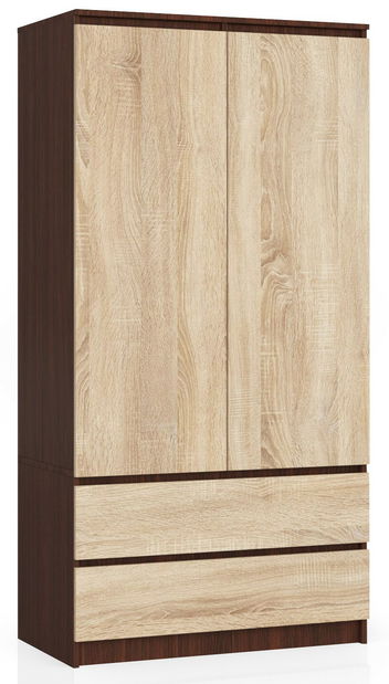 Dulap de haine Safwan (wenge + Stejar sonoma)