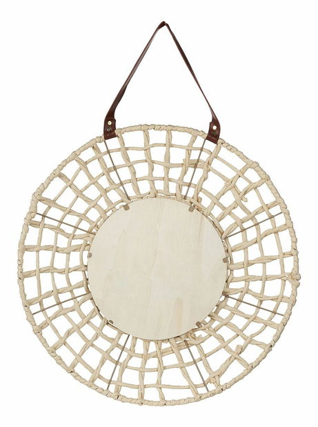 Nástenné zrkadlo Palza (prírodná)