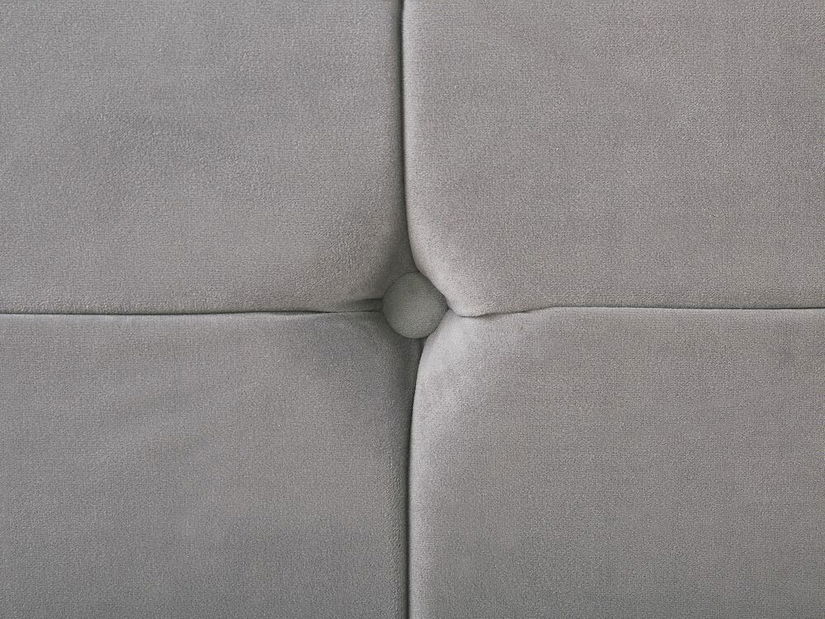 Manželská posteľ 180 cm AMART (sivá) (s roštom)