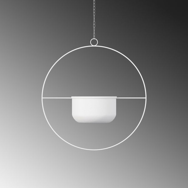 Vas decorativ Paradota (alb)