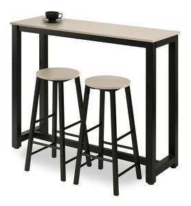 Set mobilier bar Reporte (negru)