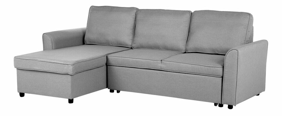 Rohová sedačka Narpes (svetlosivá) (s úl. priestorom) (L)