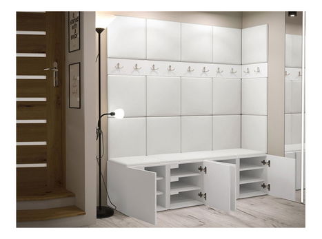 Predsoblje Tovenaz II (hrast artisan + crna)