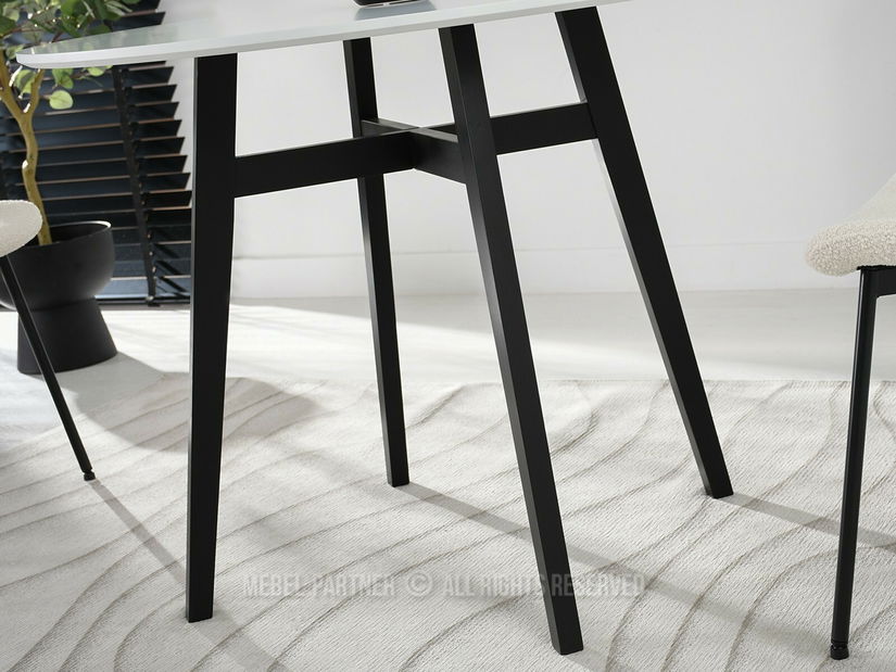 Blagovaonski stol Croc (bijela + crna)