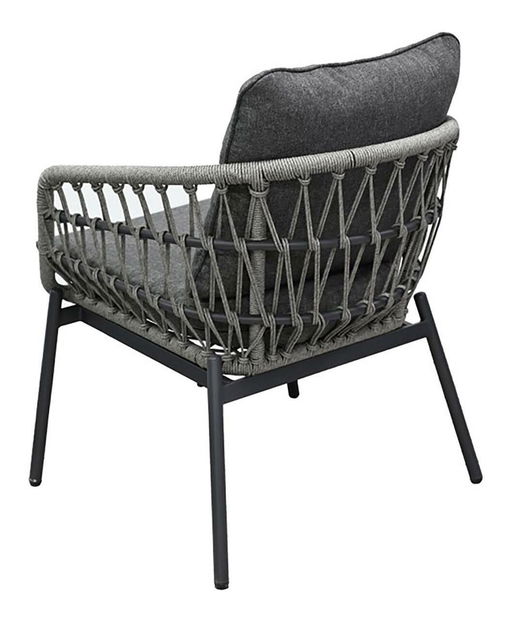 Záhradná zostava Artefactos (antracit + tmavosivá) (pre 4 osoby)