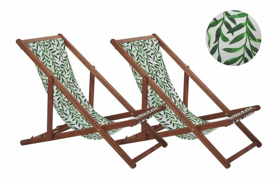 Set vrtnih ležaljki (2 kom.) Anizo (bijela)