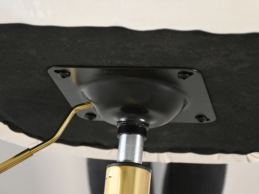 Relaxačné kreslo Merindana (krémová + zlatá)