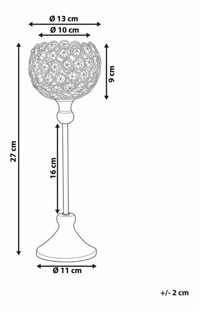 Svietnik Ester (strieborná)