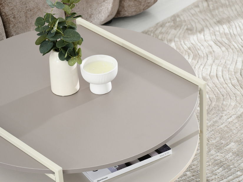 Konferenčný stolík Despidio (krémová)