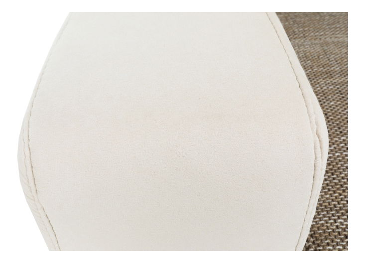 Rohová sedačka Olubria (krémová + hnedá) (P)