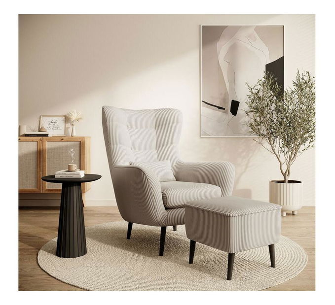 Tabure Veneza V2 (krem + crna)