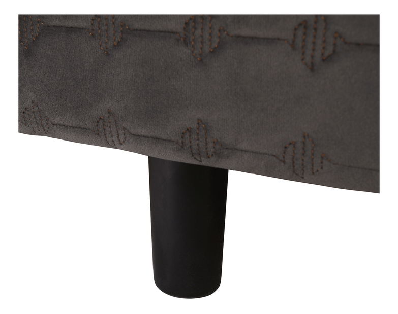 Franciaágy 180 cm Meilani 180 (szürke)