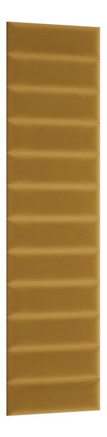 Set 12 tapeciranih panela Quadra 50x240 cm (boja senfa)