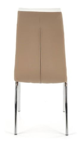 Jedálenská stolička K186 (cappuccino + biela)