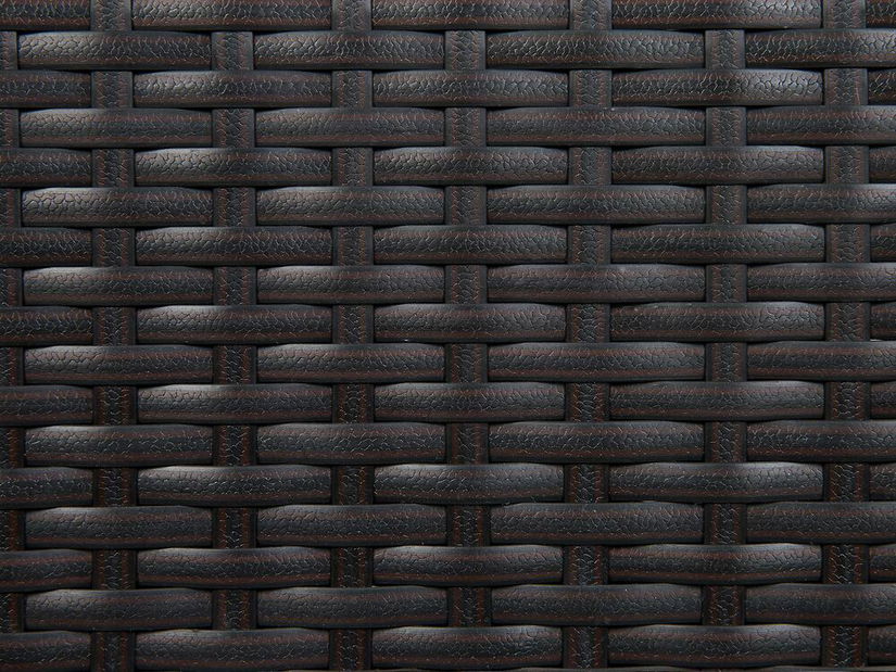 Záhradná jedálenská súprava TALIAN (ratan) (hnedá) (pre 8 osôb)