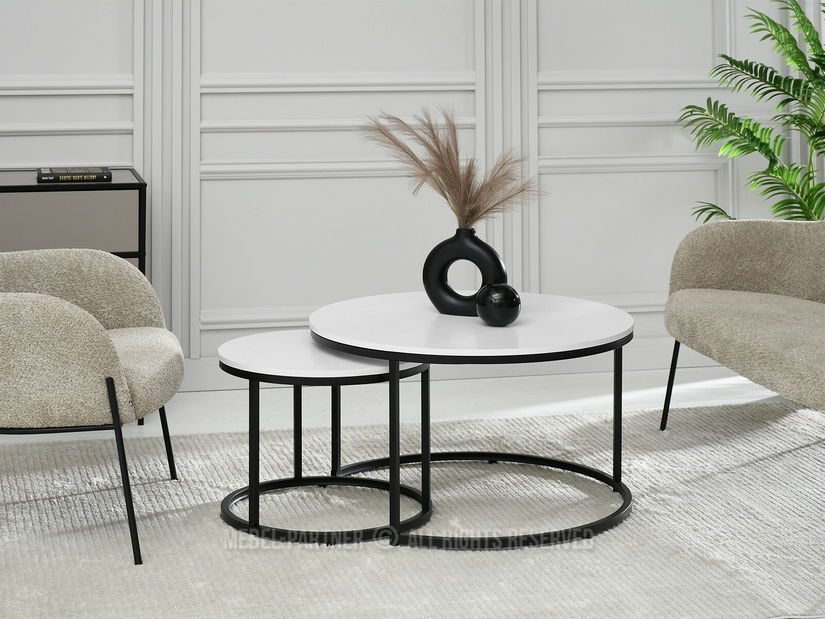 Stolić za kavu Klara (bijela + crna)