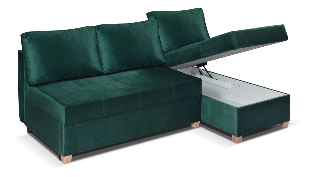 Rohová sedačka Mike (zelená) P