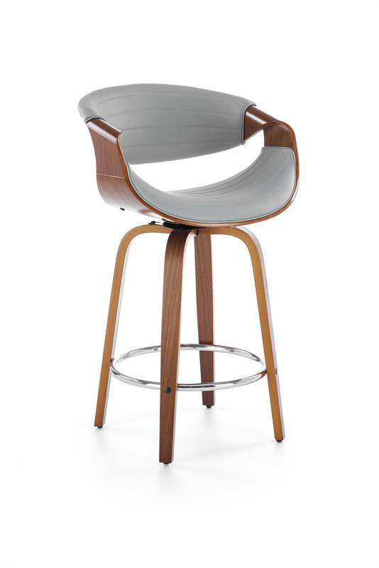 Bárszék Hannah (szürke + dió)