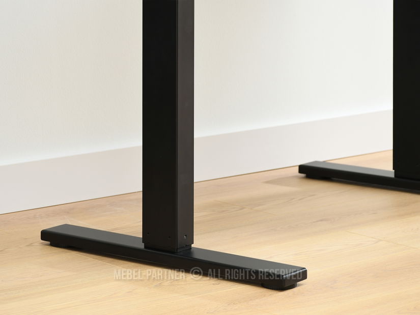 PC stolić Osto 100 (crno drvo + crna)