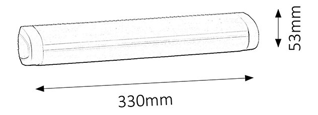 Kúpeľňové svietidlo Hidra 7W (biela)