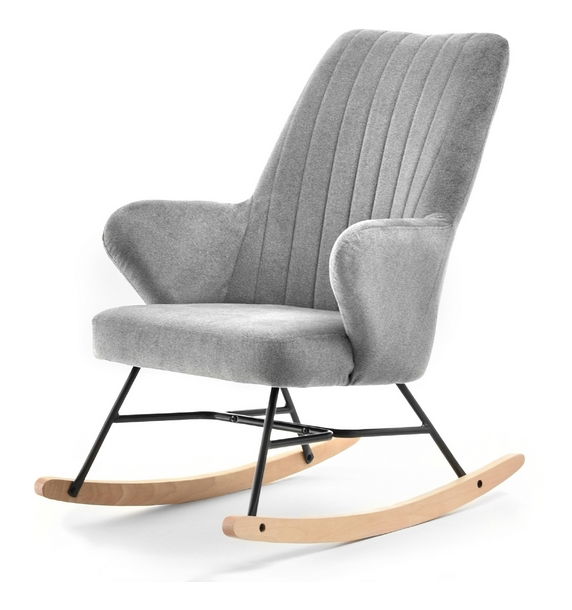 Fotoliu Florida (gri + negru)